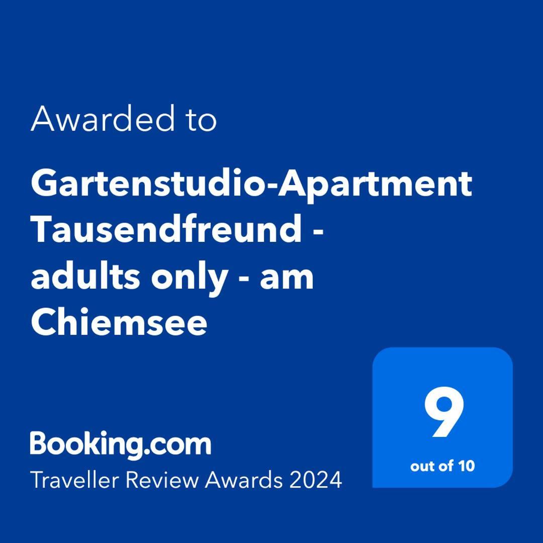 Gartenstudio-Apartment Tausendfreund - Adults Only - Am Chiemsee Breitbrunn am Chiemsee Eksteriør billede